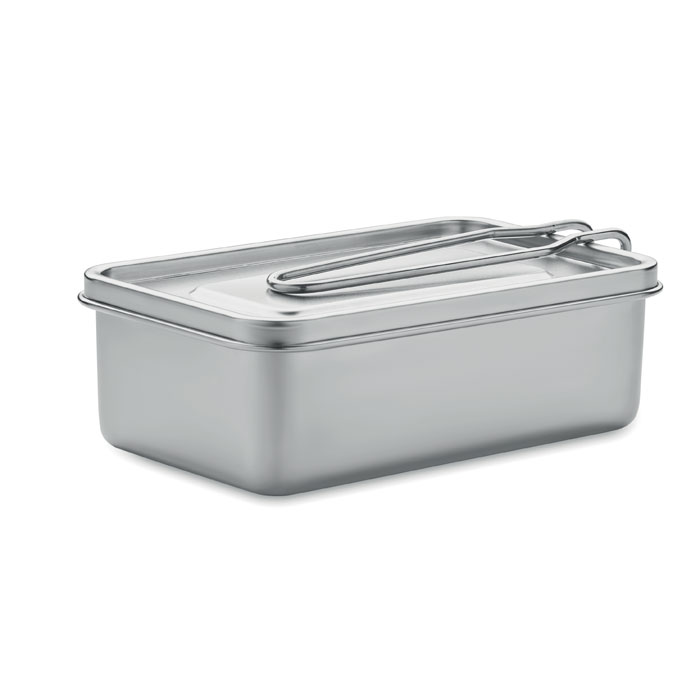 Lunch box ze stali nierdzewnej MO2224-14 - Srebrny