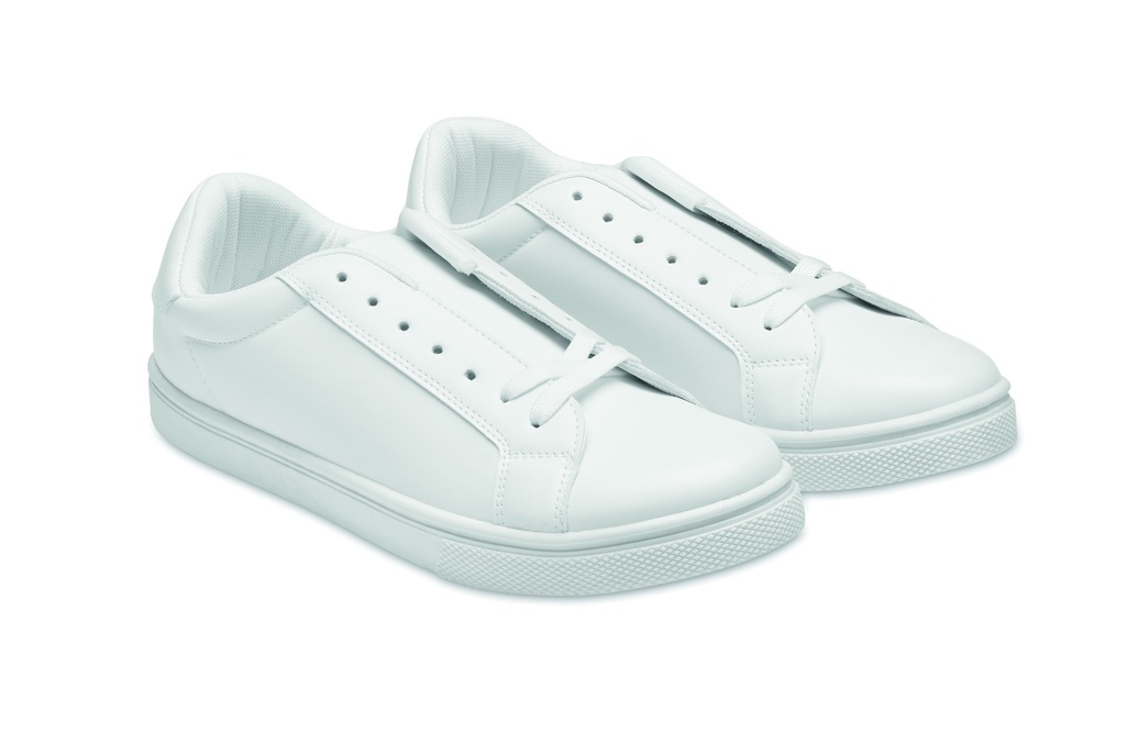 Trampki z PU rozmiar 46 MO2246-06 - Bialy