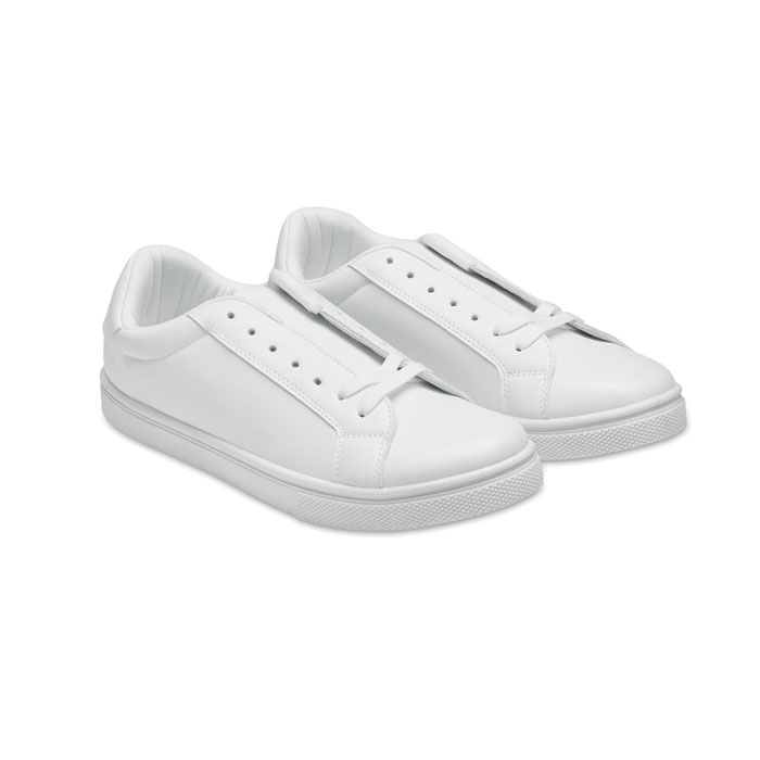 Trampki z PU rozmiar 47 MO2247-06 - Bialy