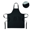 Fartuch bawełna org. 240gr/m² MO2249-03 - Czarny