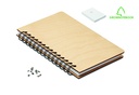 Brzozowy zeszyt A5  GROWBOOK MO2251-40 - Drewna
