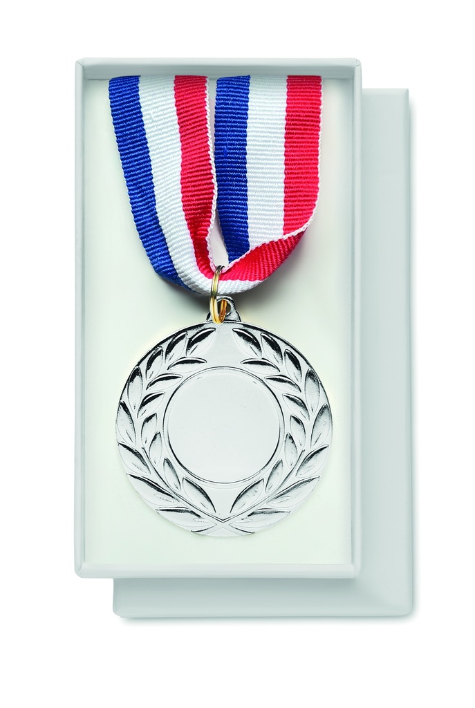 Medal o srednicy 5 cm MO2260-16 - Srebrny Mat