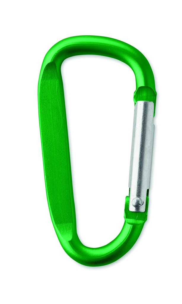 Aluminiowy karabinczyk. MO2259-09 - Zielony