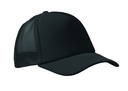 Czapka trucker z 5 panelami MO2269-03 - Czarny
