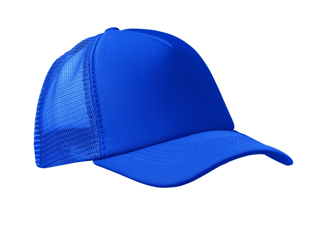 Czapka trucker z 5 panelami MO2269-37 - Niebieski