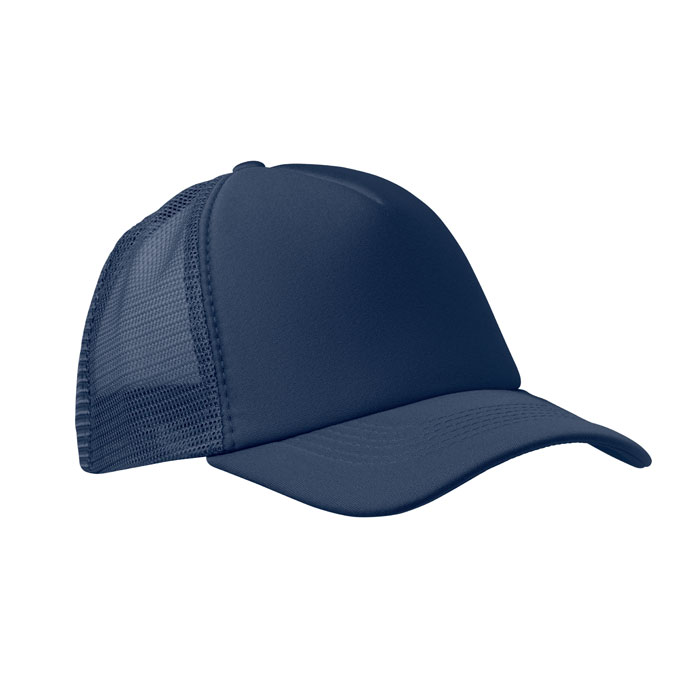 Czapka trucker z 5 panelami MO2269-85 - Francuski Granat