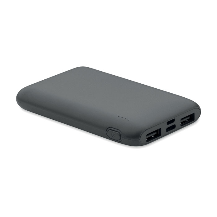 Power bank 5000 mAh - Kamienny Szary