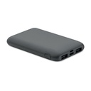 Power bank 5000 mAh - Kamienny Szary