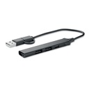 Hub USB z 4 portami 19 cm MO2294-03 - Czarny