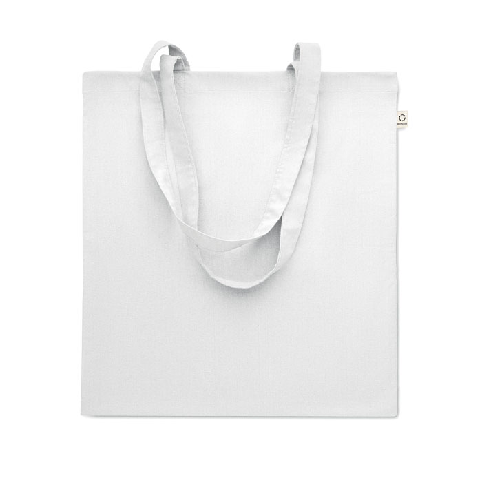 Bawelniana torba z recyklingu MO2302-06 - Bialy