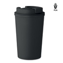 Kubek dwuscienny 350ml MO2310-03 - Czarny