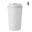 Kubek dwuscienny 350ml MO2310-06 - Bialy
