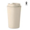 Kubek dwuscienny 350ml MO2310-13 - Bezowy