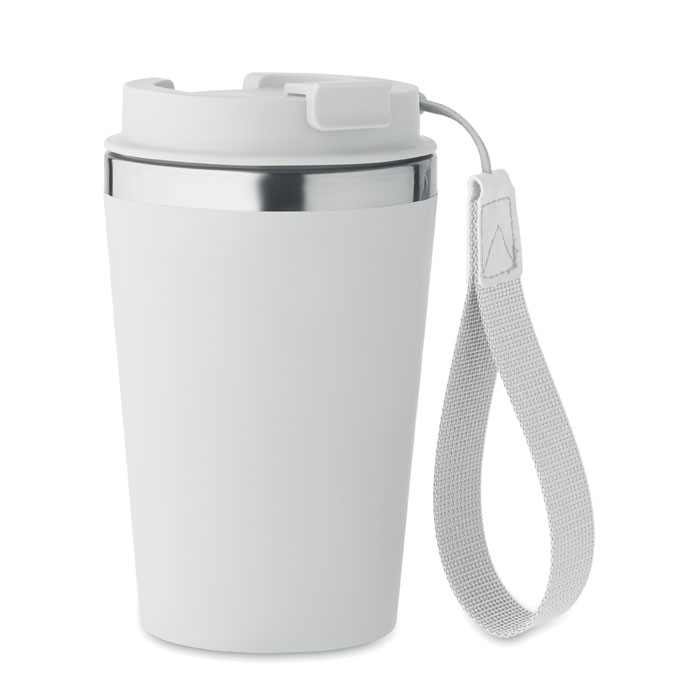 Kubek dwuscienny 350 ml MO2317-06 - Bialy