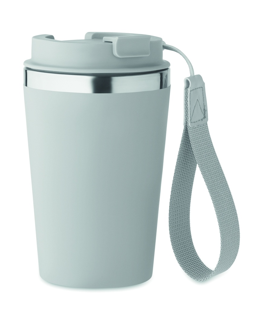 Kubek dwuscienny 350 ml MO2317-07 - Szary