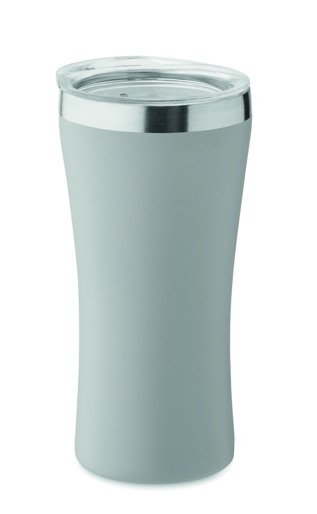 Kubek dwuscienny 160 ml MO2326-07 - Szary