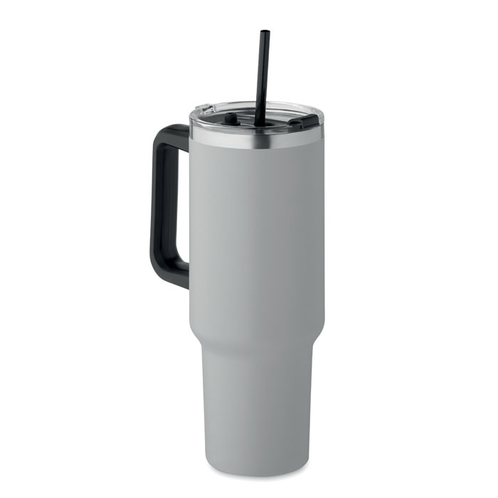 Kubek dwusciankowy 1200 ml MO2327-07 - Szary