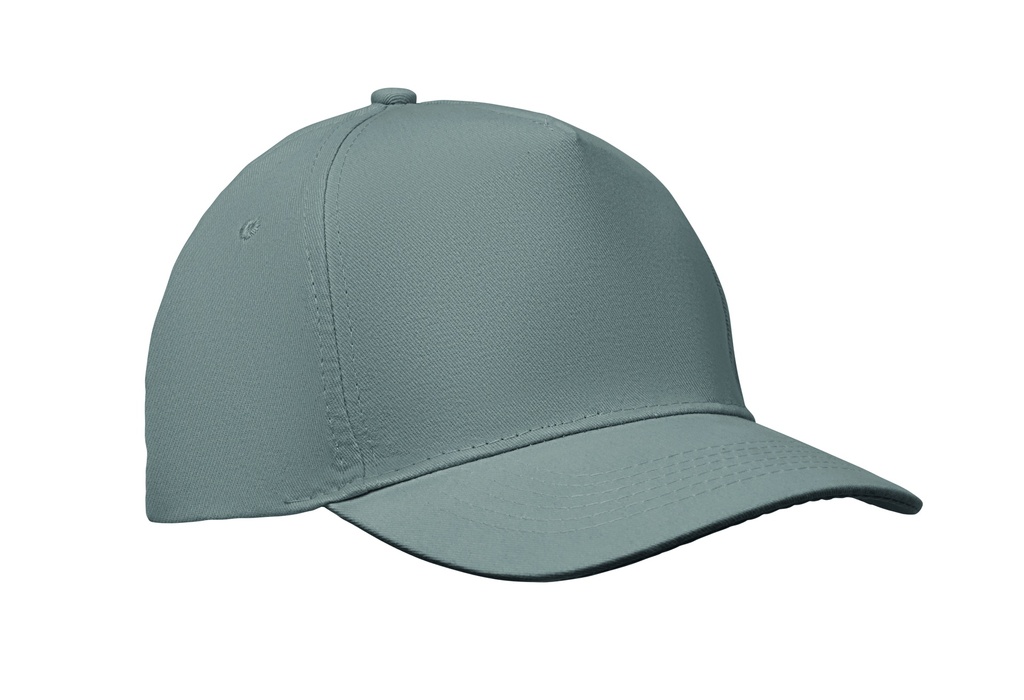 5-panel czapka z daszkiem 180gr MO2345-07 - Szary