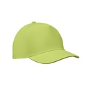 5-panel czapka z daszkiem 180gr MO2345-48 - Limonka