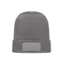 Czapka unisex poliester RPET MO2359-15 - Kamienny Szary