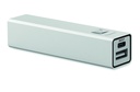 Power bank 2600 mAh MO2374-16 - Srebrny Mat