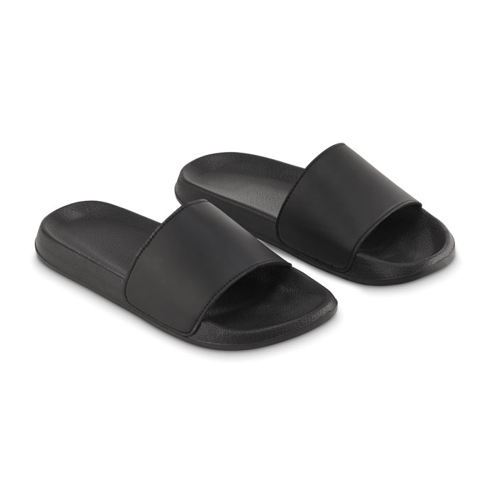 Klapki antyposlizgowe 46/47 MO2384-03 - Czarny