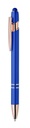 Aluminiowy dlugopis z rec. MO2380-04 - Niebieski