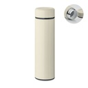 Butelka z ceramika 420 ml MO2383-43 - Zgaszona Biel