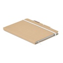 Notatnik A5 z recyklingu MO2396-06 - Bialy
