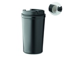 Kubek dwuscienny 450 ml MO2398-03 - Czarny