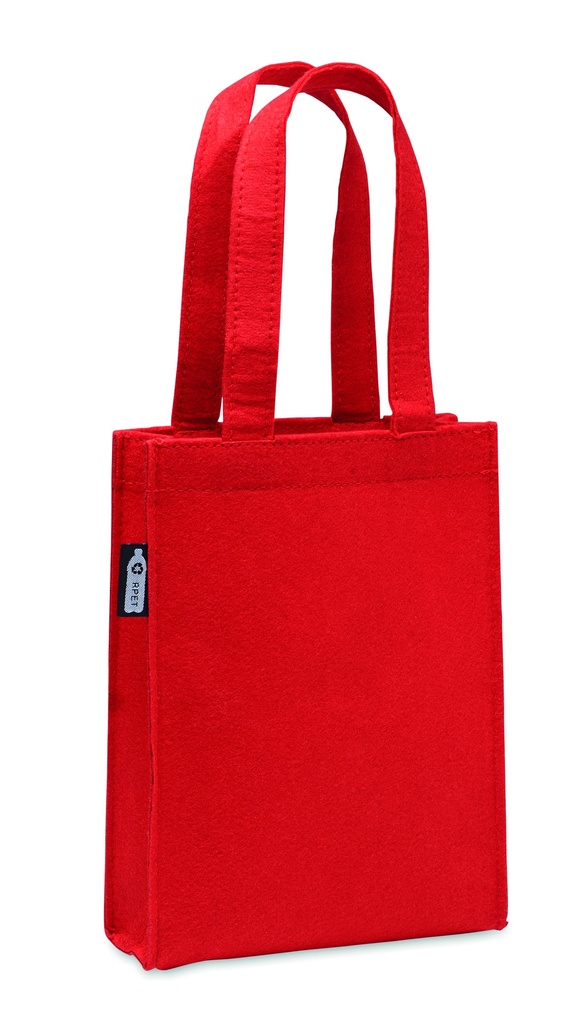Mala torba prezentowa z filcu R MO2408-05 - Czerwony