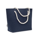 Filcowa torba plazowa RPET MO2416-04 - Niebieski