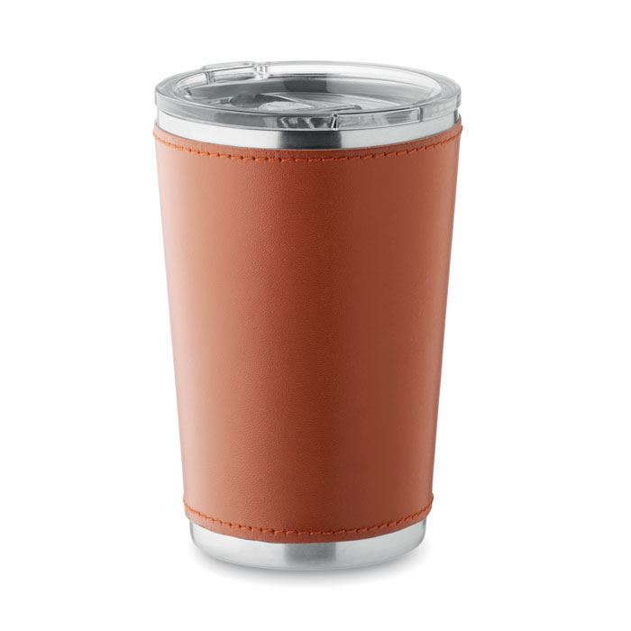 Kubek dwuscienny 350 ml MO2412-01 - Brazowy