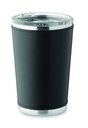 Kubek dwuscienny 350 ml MO2412-03 - Czarny