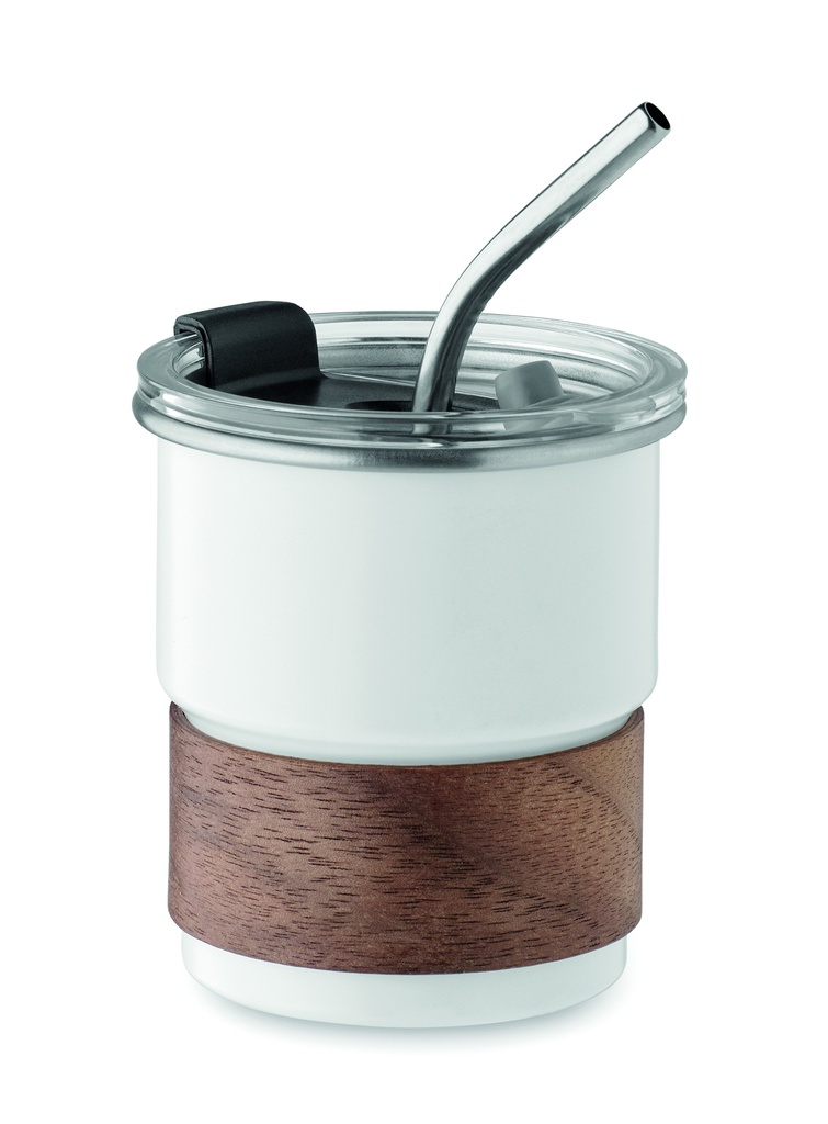 Kubek z pojedynczą ścianką 260 - Bialy