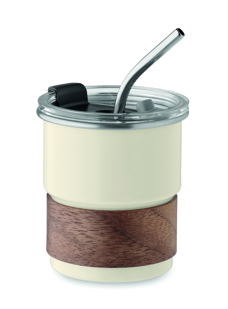 Kubek z pojedynczą ścianką 260 - Bezowy