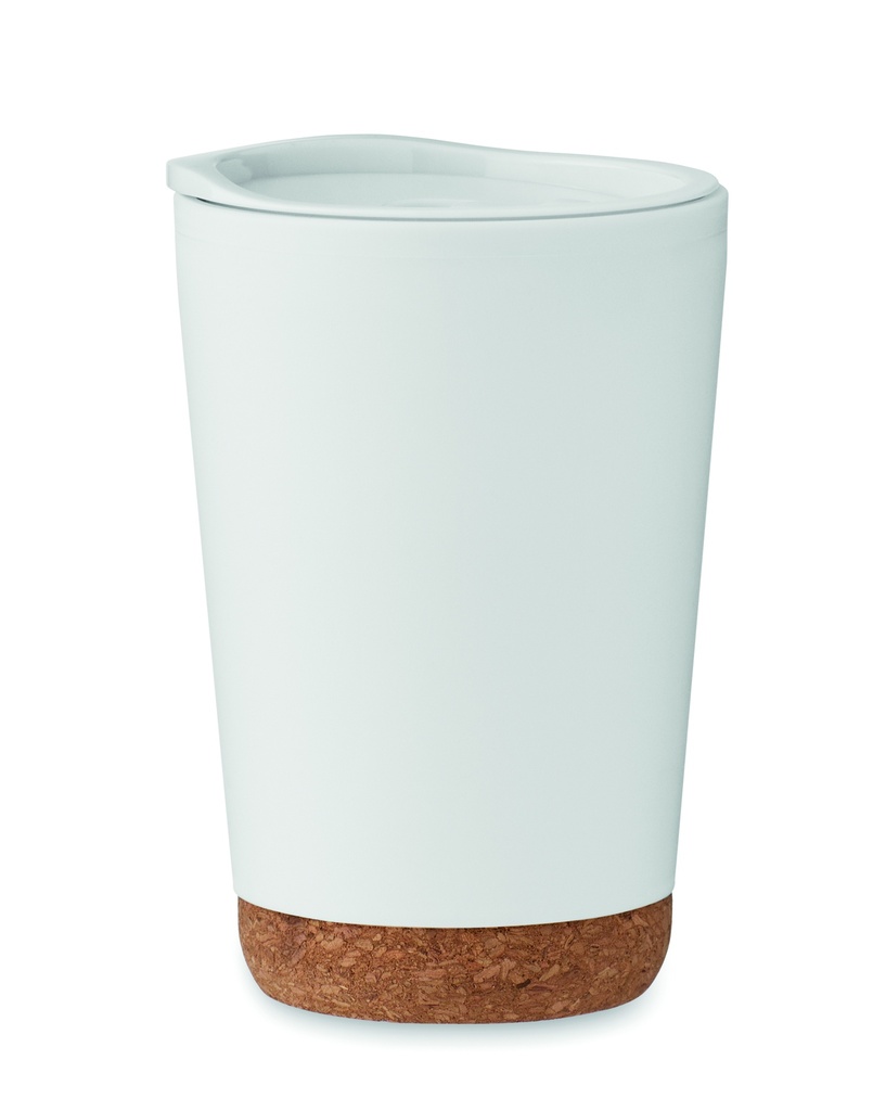 Kubek dwuscienny 300 ml MO2446-06 - Bialy
