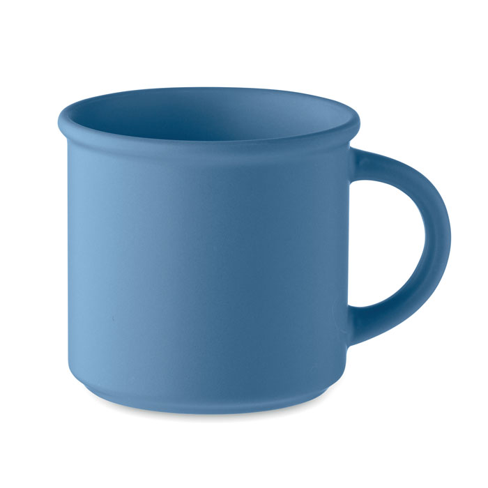 Matowy kubek ceramiczny 300 ml MO2455-04 - Niebieski