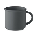 Matowy kubek ceramiczny 300 ml MO2455-15 - Kamienny Szary