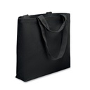 Torba plazowa z plotna 320 gr/m MO2485-03 - Czarny