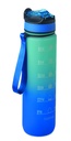 Sportowa butelka RPET 1L MO2489-37 - Niebieski