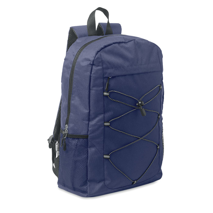 Plecak z poliestru 600D RPET MO2491-04 - Niebieski