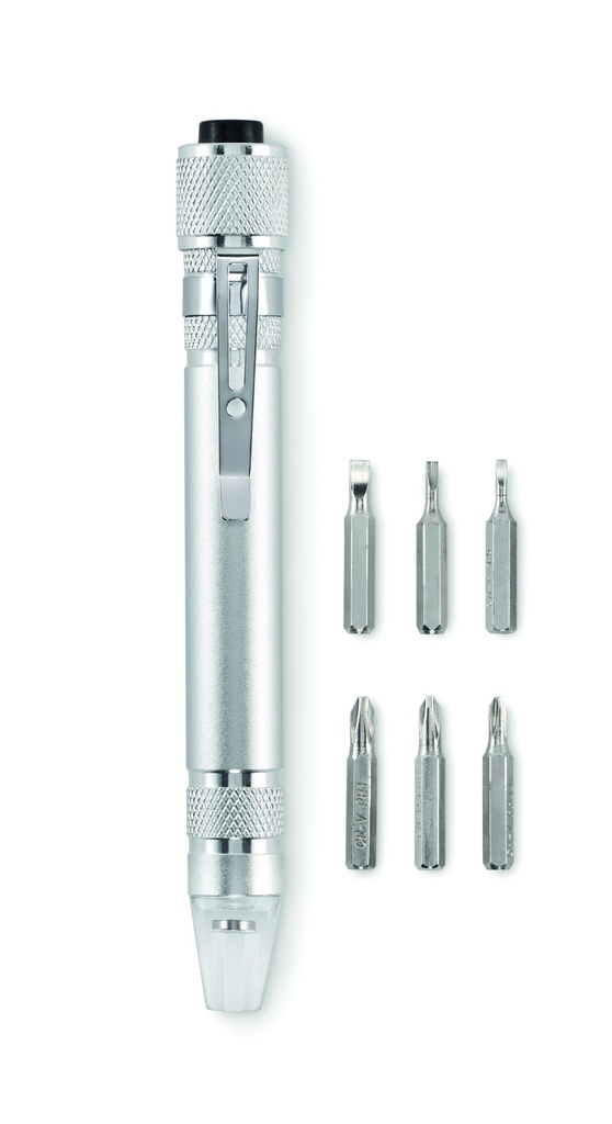 Multitool z recyklingu MO2498-14 - Srebrny