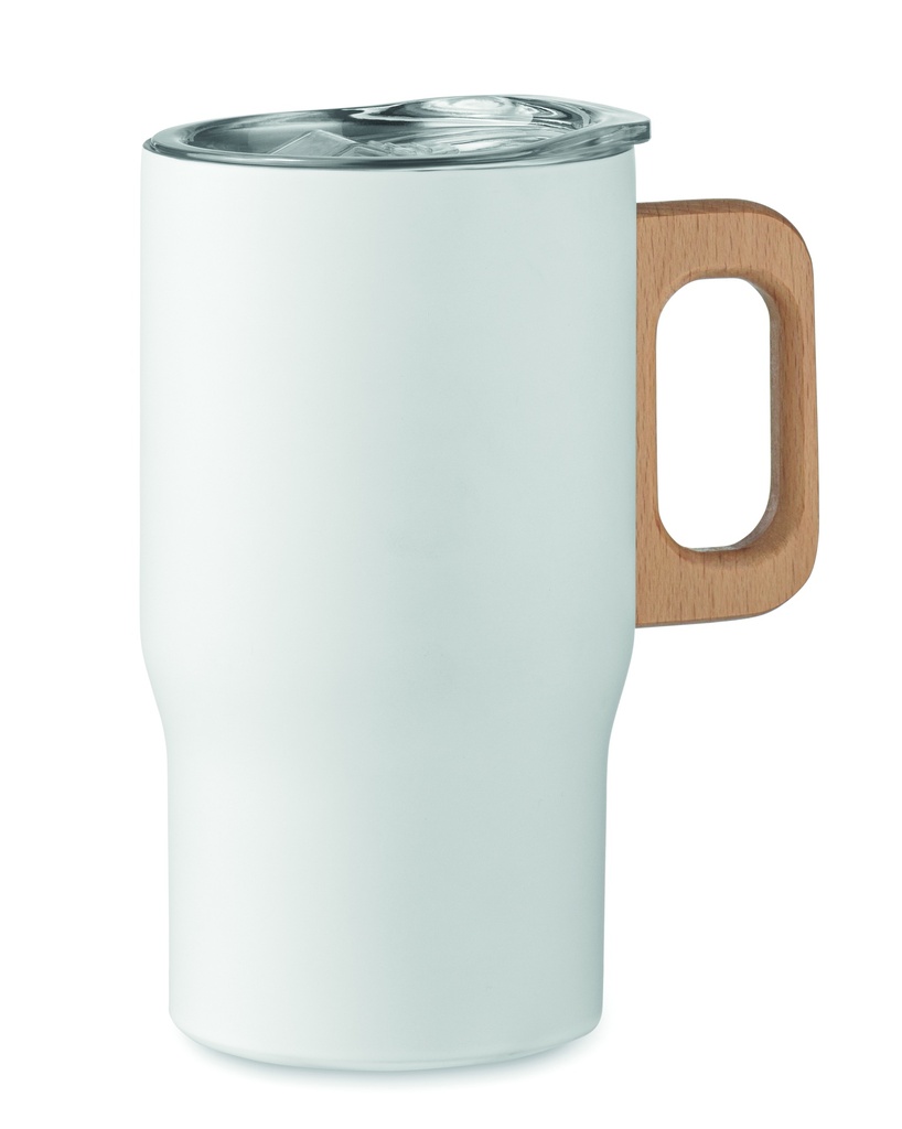 Kubek z podwojna scianka 350 ml MO2499-06 - Bialy