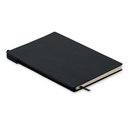 Notatnik A5 PU z dlugopisem MO2524-03 - Czarny