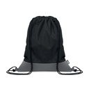 2 kolorowy worek ze sznurkiem R - Czarny