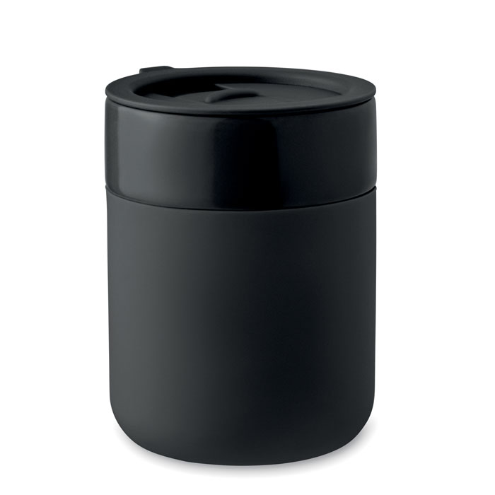 Kubek ceramiczny 330 ml MO2528-03 - Czarny