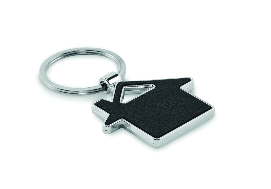 Brelok w ksztalcie domu MO2538-03 - Czarny