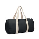 Torba sportowa z bawelny z recy MO2550-03 - Czarny