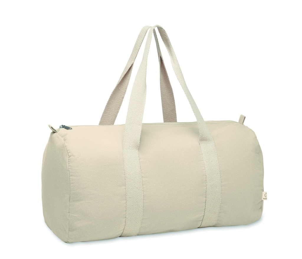 Torba sportowa z bawelny z recy MO2550-13 - Bezowy